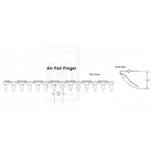 PJD8820 - Chaffer, Top; Adjustable Air Foil 	