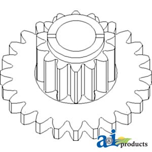 Z12714 - Gear, Pinion; Feeder House 	