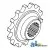 107416A - Coupler Sprocket, Rear 	