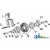12269BH - Wheel Kit, Tail (1-1/2" Dia Shank) 	