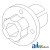 1319402C1 - Hub, Beater Drive Pulley