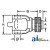 141028359 - Yoke, CV, Type 80, 1 3/8 21 Spline, Collar Type QD 	