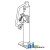 15A158S - Jack, Trailer & Imp., Four Position Swivel Tube Mount (2000