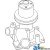 163365AS - Water Pump w/ Pulley	
