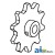 176278C1 - Sprocket, Gathering Chain Drive 	