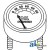 1853097M91 - Gauge, Oil Pressure 	