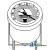 1860063M91 - Tachometer (MPH) 	