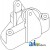 1860969M1 - Bracket, Brake Lever (LH) 	