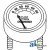 1853097M91 - Gauge, Oil Pressure 	