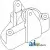 1860969M1 - Bracket, Brake Lever (LH) 	