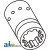 1871924M1 - Coupling, Drive Shaft 	