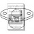 191061 - Flange, Hydraulic Pump Drive 	