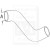 194735M2 - Radiator Hose, Bottom 	