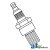 21A874 - Autolite Spark Plug 	