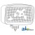 28A761 - Lamp Assembly, Halogen, Flood, 3 X 5
