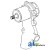 3118125R91 - Pump, Water w/o Pulley 	