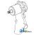 3118125R91 - Pump, Water w/o Pulley 	