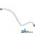 356355R11 - Fuel Line, Strainer To Carburetor w/ Nuts 	