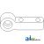 384111R91 - Lever, Control Tube Support Assembly 	