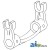 398342R2 - Fork, Clutch Release 	