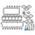 3A3153PS - Gasket Set, Pan 	