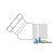 43B11 - Female-Male 45° Swivel Adapter