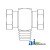 43B27 - Female Npsm Swivel To Female Npsm Swivel X Male Adapter 2 Pk