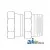 43D32 - Female Npt Swivel X Orb Straight Adapter