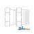 43D43 - Female Npt Swivel X Orb Straight Adapter