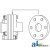 51A2105 - Torsion Disc, 6" O.D.