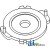 537119R1 - Plate Stop, Primary Brake (RH) 	