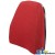 620S3F - Back Cushion, Steel, Cranberry Fabric