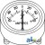 70254407 - Gauge, Ammeter (60-0-60) 	