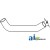 70263406 - Radiator Hose, Upper 	