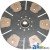 70011175 - Trans Disc: 11", cerametallic, 6-button, rigid 	