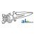 70804072 - Mower Guard, Single Prong 	