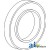 72089040 - Seal, Front Wheel Hub 	