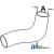72089692 - Radiator Hose, Upper 	