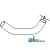 72097702 - Radiator Hose, Lower 	