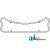 737225M1 - Gasket, Head Cover 	