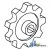 784744 - Sprocket, Clean/Tailing Auger	