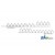 801-024 - 8' (LH), Chrome 12ga top serrated, Bolt-On 	
