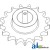 87731456 - Sprocket, Upper Clean Grain Elevator 	