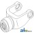 8802548 - Yoke, QD 1 3/8"-21 	
