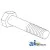 894061M1 - Bolt w/o Shoulder, Front Axle	