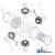 957E4292B - Gear, Differential Spider (1) 	