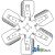 A173030 - Fan, 6 Blade	