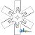 A173716 - Fan, 6 Blade	