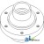 A39251 - Hub, Front Wheel 	