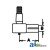 A40963 - Cylinder End, Female Thread 	